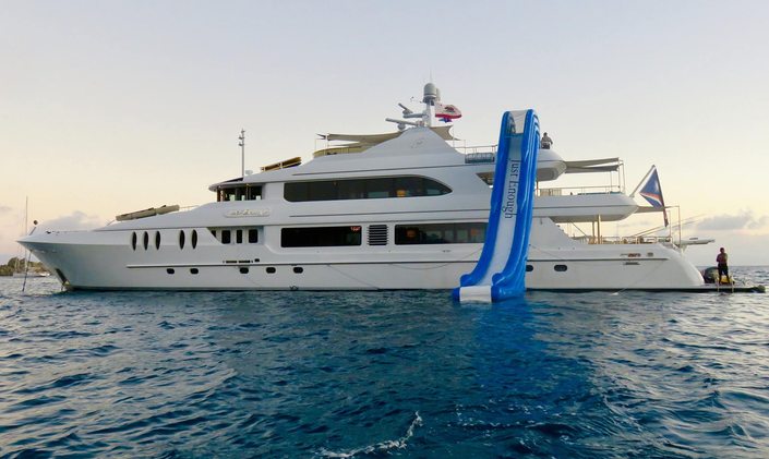 M/Y ‘Just Enough’ Reduces Weekly Rate