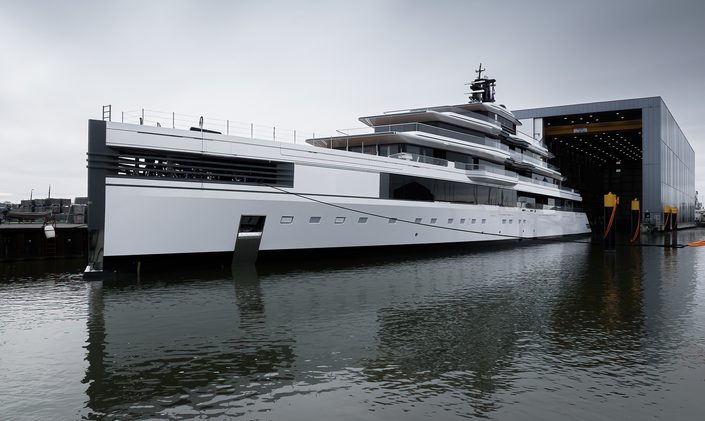 Secretive 103m Feadship Project 1011 launched