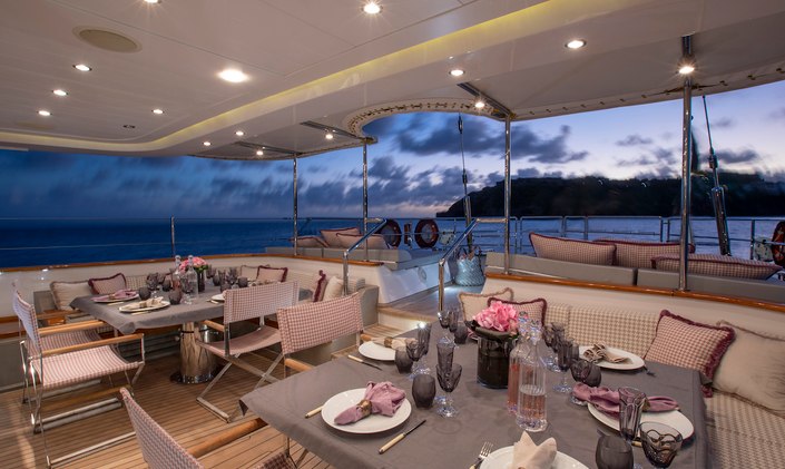 Perini Navi yacht charter deal: S/Y BLUSH offers special rate