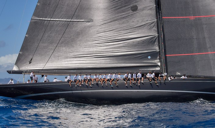 Sailing yachts prepare for 2019 St Barths Bucket Regatta