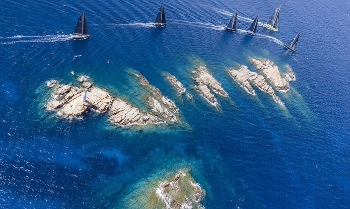 Sailing yachts set course for Sardinia ahead of 2019 Loro Piana Superyacht Regatta