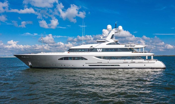 58m Feadship superyacht W redelivered after 10 month refit 