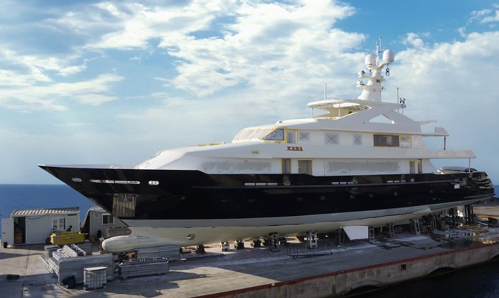 Newly refitted 45m XANA set for Mediterranean yacht charters