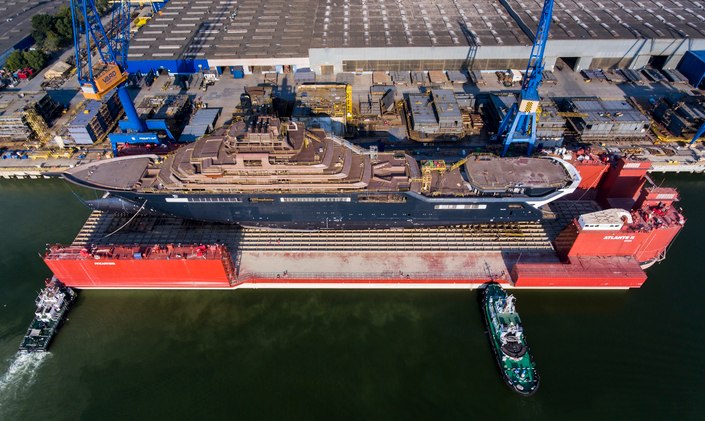 World's largest yacht REV due to launch today