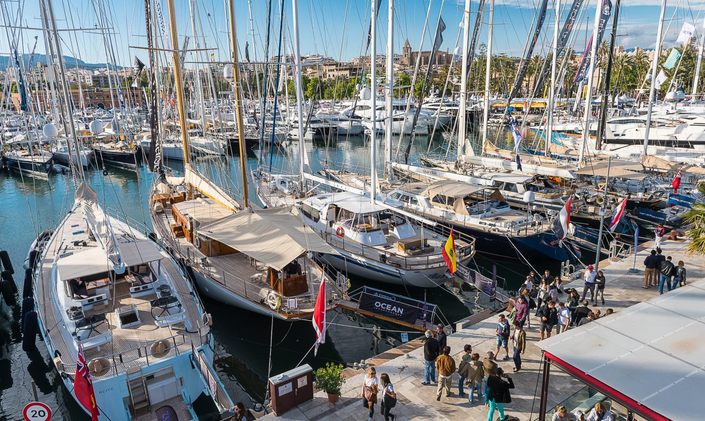 Yachts Gather for the 2017 Palma Superyacht Show
