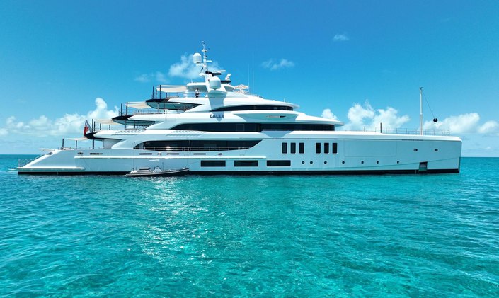 Caribbean yacht charter fleet welcomes 67m superyacht CALEX to its ranks 