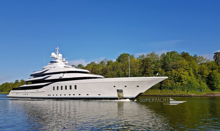 Lurssen's 95m yacht Madsummer starts sea trials 