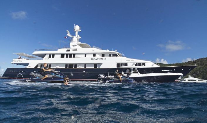 M/Y BROADWATER Renamed Superyacht ‘BLU 470’