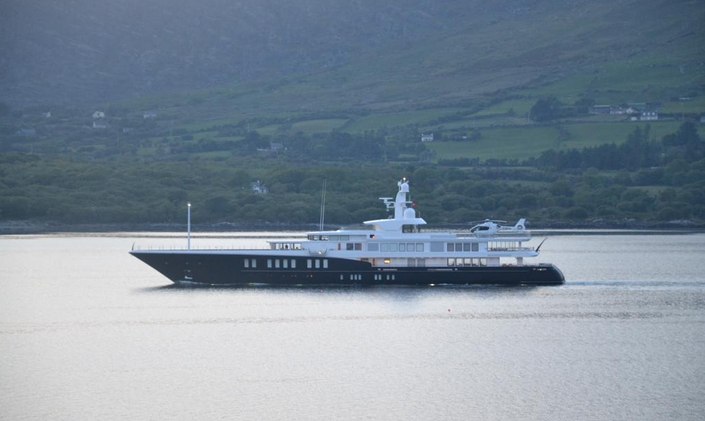Superyacht AIR arrives in Ireland