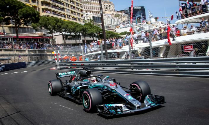 Superyachts vie for pole position at the Monaco Grand Prix 2022