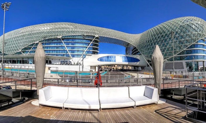 Superyachts on the scene for the Abu Dhabi Grand Prix 2019