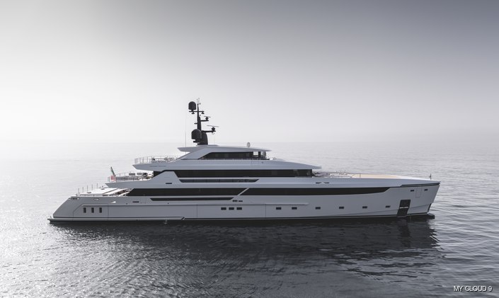 Brand new: superyacht CLOUD 9 joins charter fleet in the Mediterranean