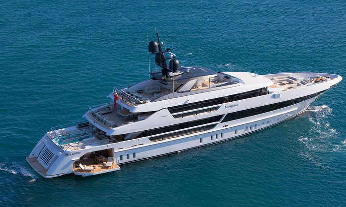 52m charter yacht 'Lady Lena' delivered 
