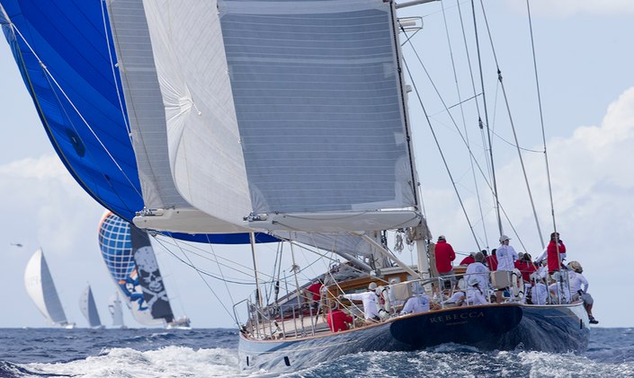 Sailing yachts get ready for Superyacht Challenge Antigua