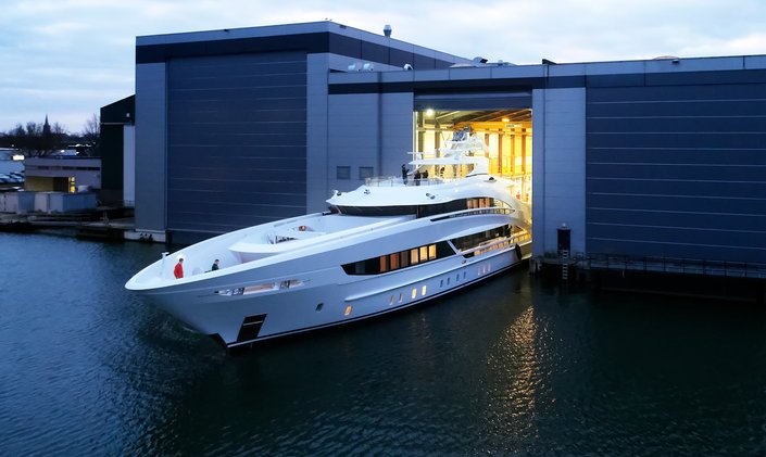 Heesen's 50m Project Triton ready for sea trials