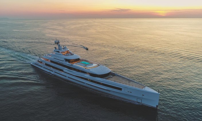 Benetti charter yacht LANA delivered