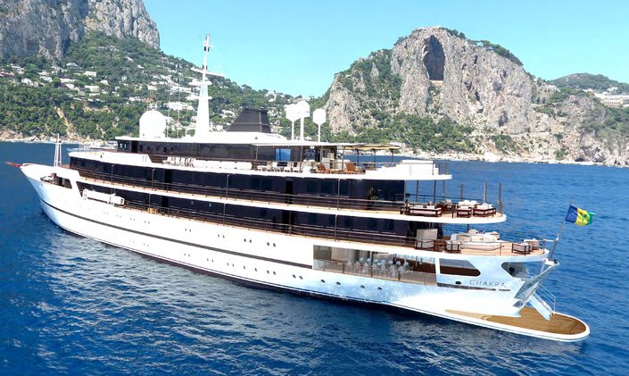86m superyacht CHAKRA available for New Year's Eve yacht charter in the Red Sea