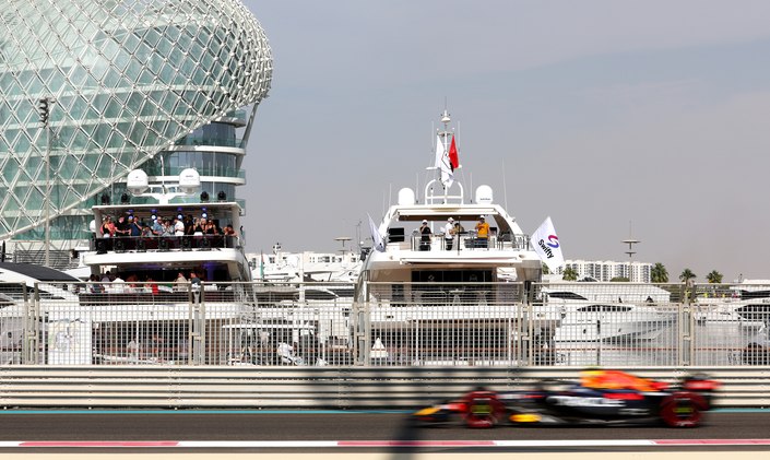 Superyachts gear up for the 2023 Formula 1 in Abu Dhabi