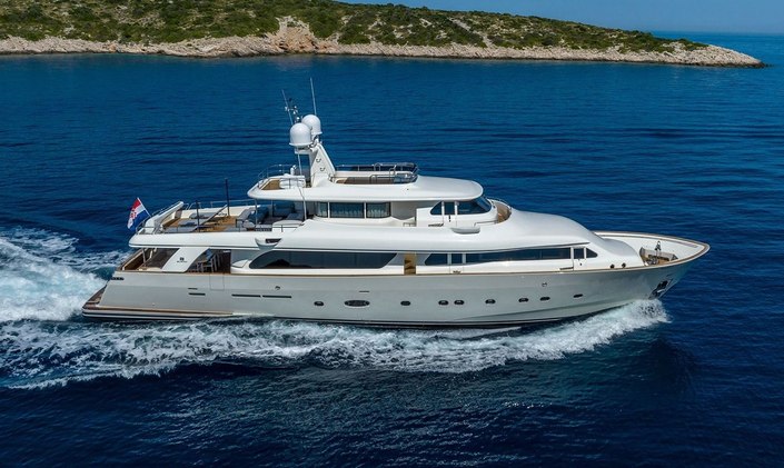 Explore the Adriatic on an indulgent Croatia yacht charter with motor yacht KLOBUK 