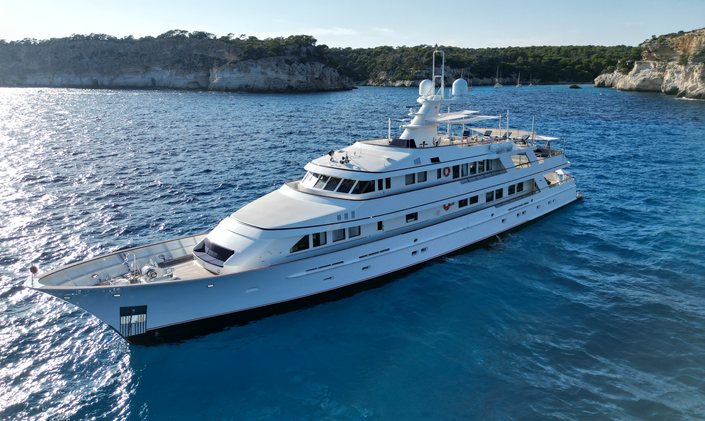 Feadship yacht charter GENESIA offers availability for indulgent Greece yacht charters