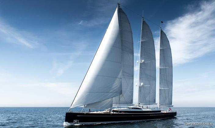 World’s largest aluminium sailing yacht SEA EAGLE joins the charter market 