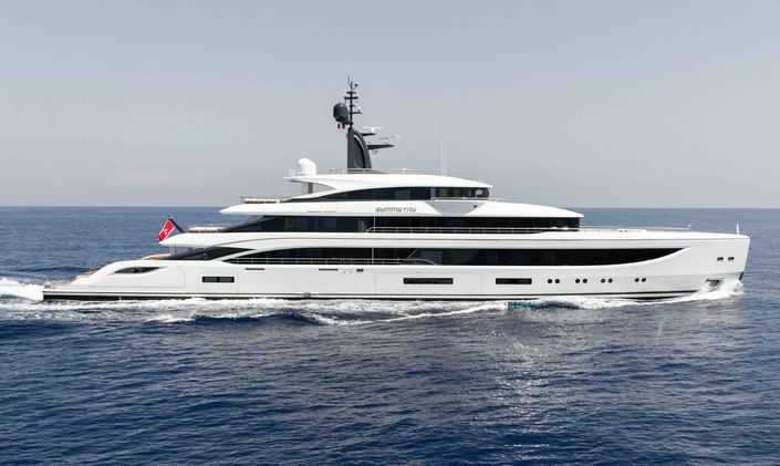 Superyacht charter SYMMETRY joins global yacht charter fleet following delivery