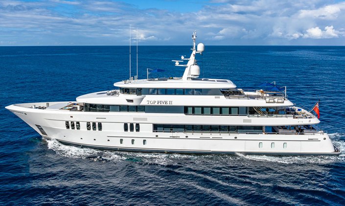 Private yacht rental TOP FIVE II announces winter Exumas yacht charter availability
