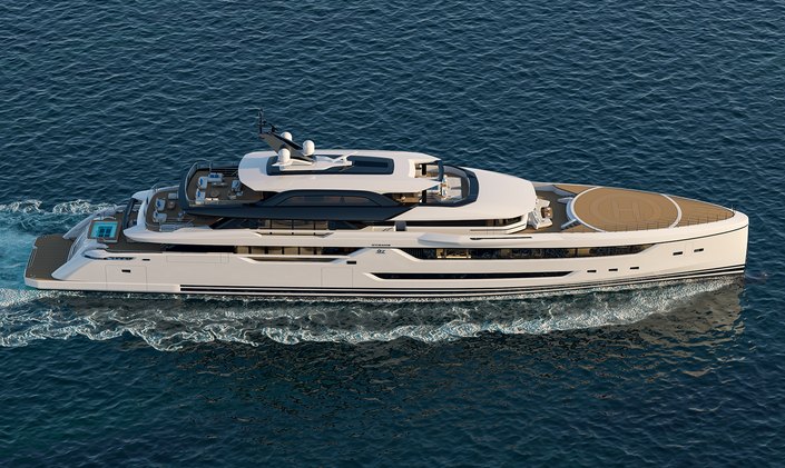 85m Golden Yachts superyacht O’CEANIS set to join global yacht charter fleet in 2027