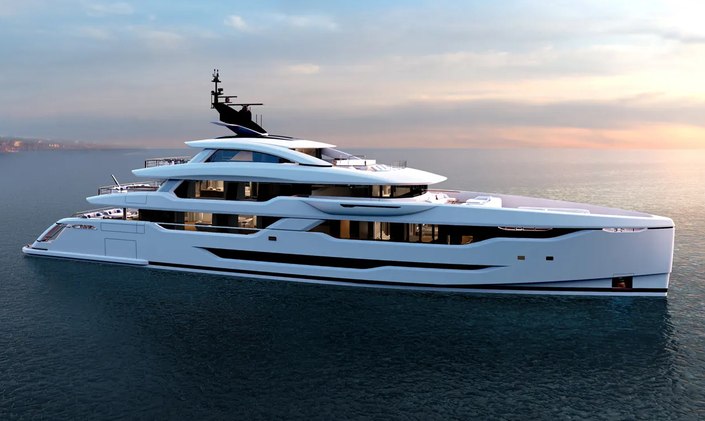 60M Golden Yachts superyacht O'MADELEINE unveils first renderings ahead of joining global yacht charter fleet