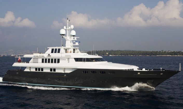 Enjoy the holidays in the Caribbean aboard M/Y CYAN