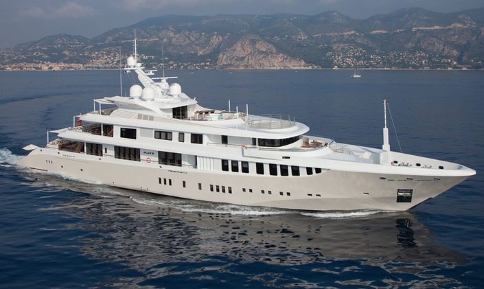 73M Superyacht PLAN B joins Mediterranean yacht charter fleet for inaugural summer season