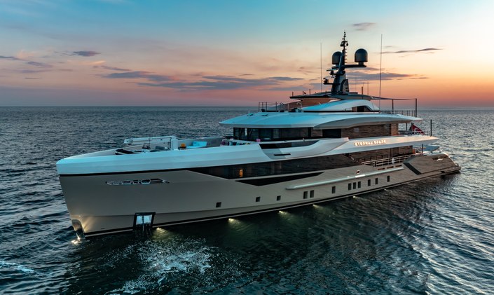 Luxury charter yacht ETERNAL SPARK scheduled for global debut at 2024 Monaco Yacht Show