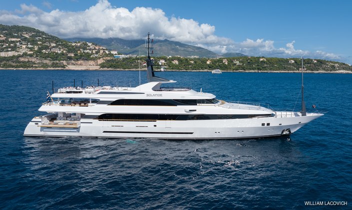 52M Superyacht Charter SOLAFIDE Strikes Gold With First Award At ISS Design & Leadership Awards