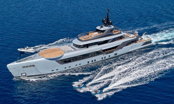 Award-winning 55m yacht GECO announces rare charter availability in the Mediterranean 