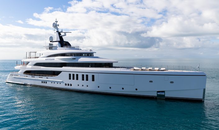 Superyacht charter ARTISAN announces last minute availability for an Athens to Corfu yacht charter this summer