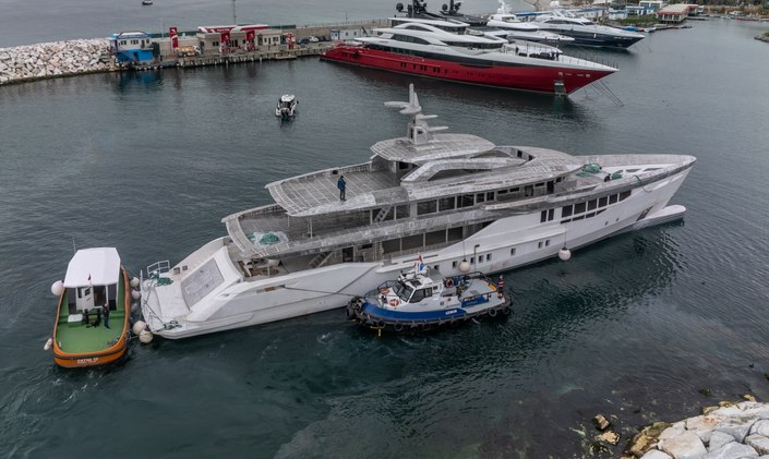 Bilgin Yachts celebrate technical launch of inaugural 52m Bilgin 170