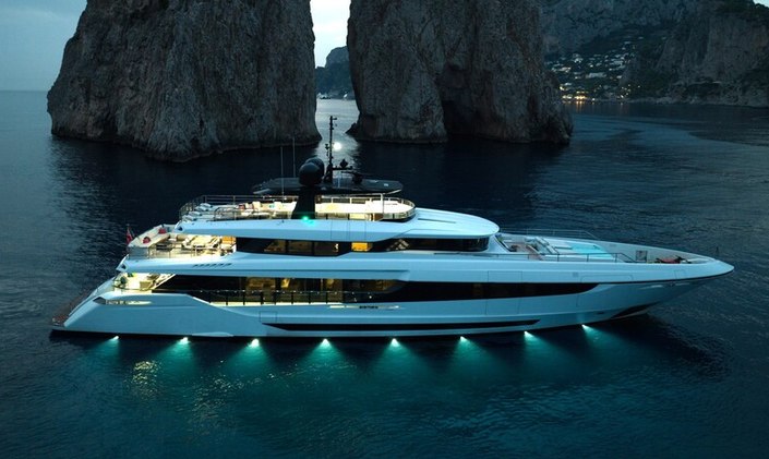 Experience the ultimate yacht charter in Greece with 43M Overmarine yacht charter HALARA