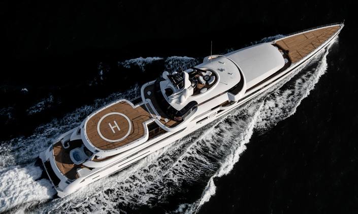 Feadship superyacht 'LADY S' delivered & ready for Med charters