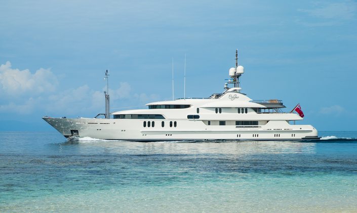 61.5m CALYPSO offers early-bird availability for Caribbean yacht charters