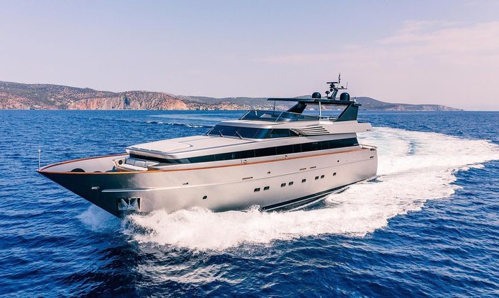 Superyacht OVAL joins charter fleet in the Mediterranean
