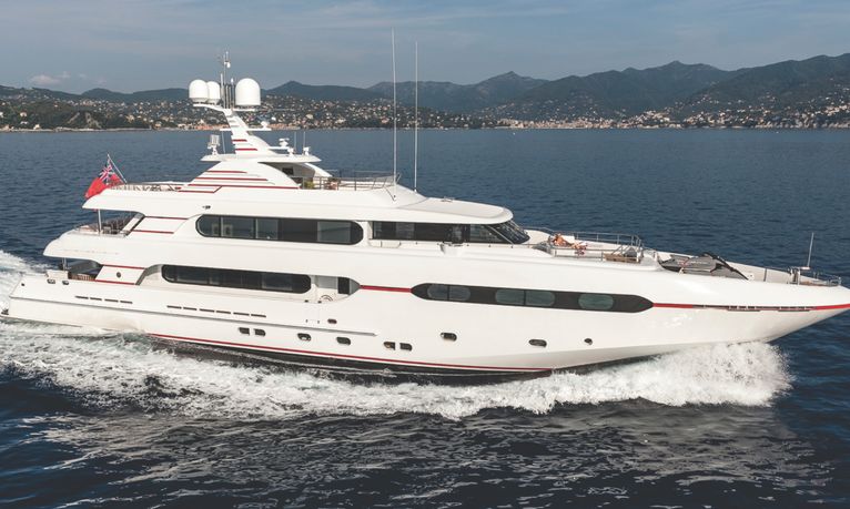 Freshly refitted 45m motor yacht AUDACES joins Bahamas charter fleet