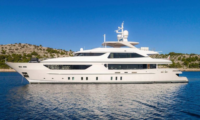 Recently refitted 44m motor yacht LAMMOUCHE now available for charter in Croatia