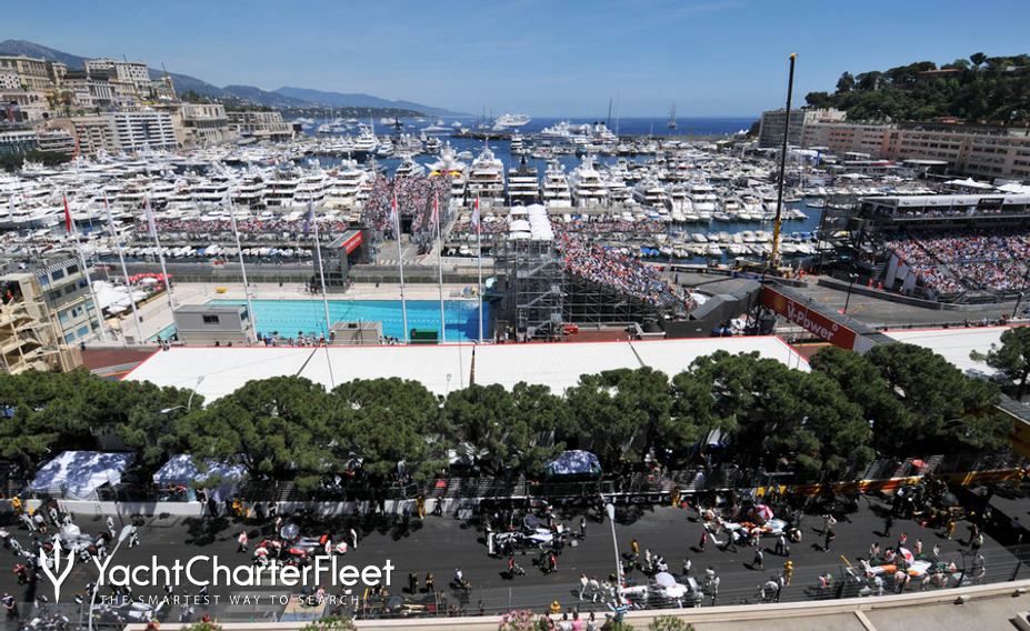 View of Monaco before race 