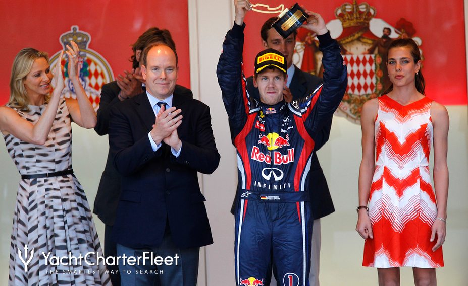 F1 Race winner presentation