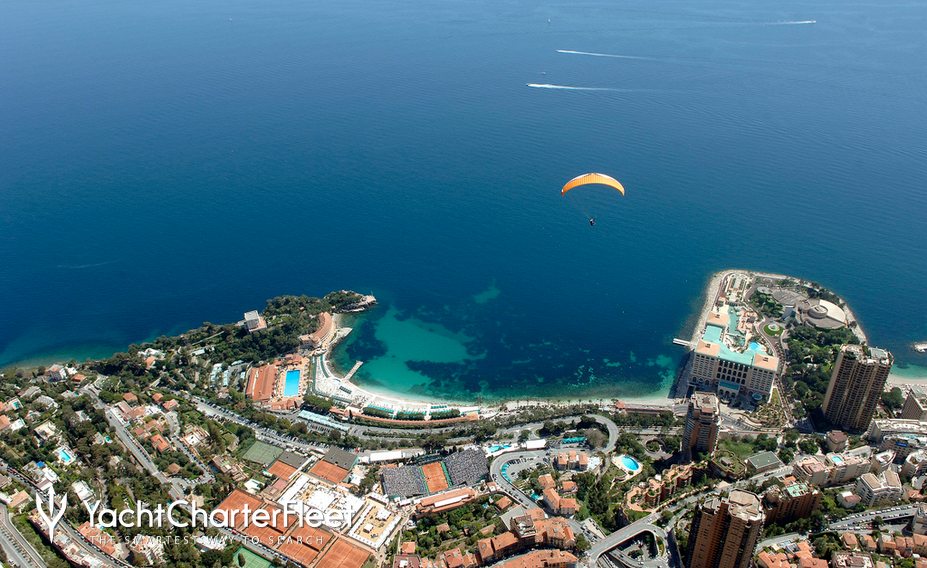 View of Monaco coastine