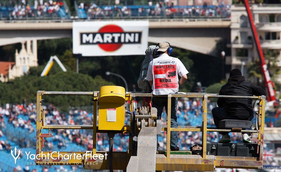 Monaco Grand Prix TV crew