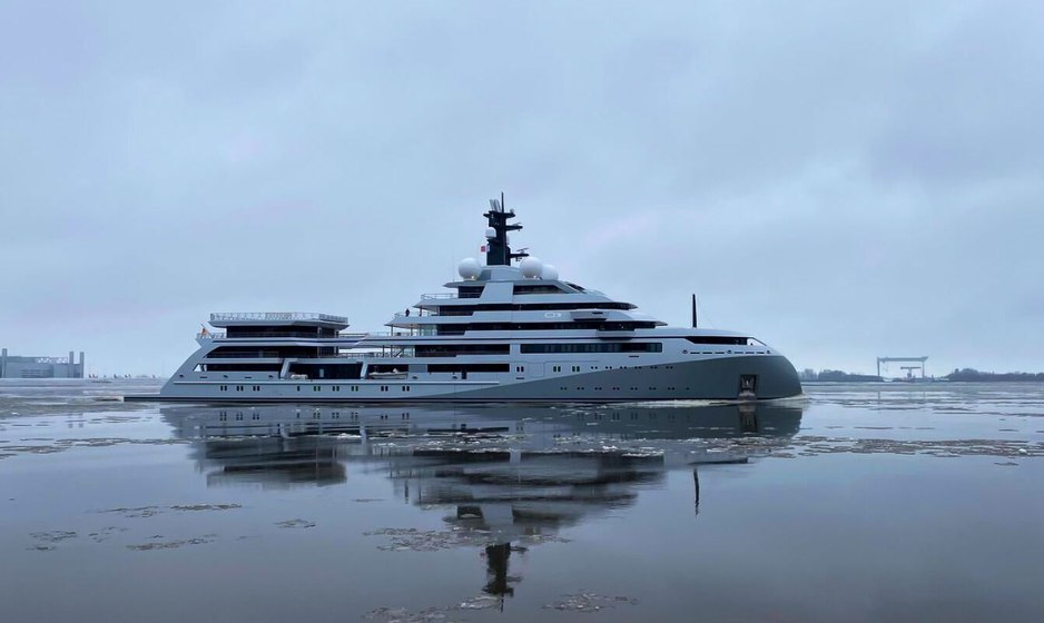 110M Lürssen Superyacht O3 On The Move For Latest Set Of Sea Trials 
