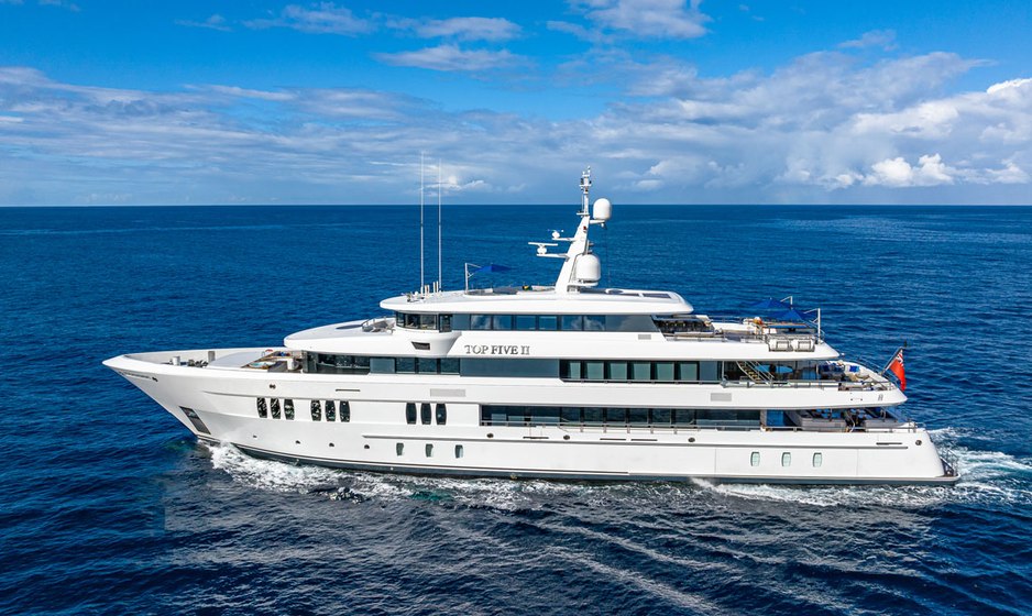 Private yacht rental TOP FIVE II announces winter Exumas yacht charter availability