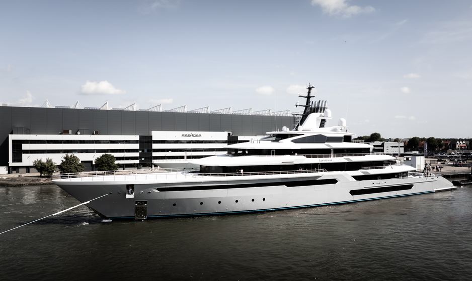 Largest Oceanco Ever Built: 111m Hybrid Superyacht LEVIATHAN Launched Ahead of Sea Trials