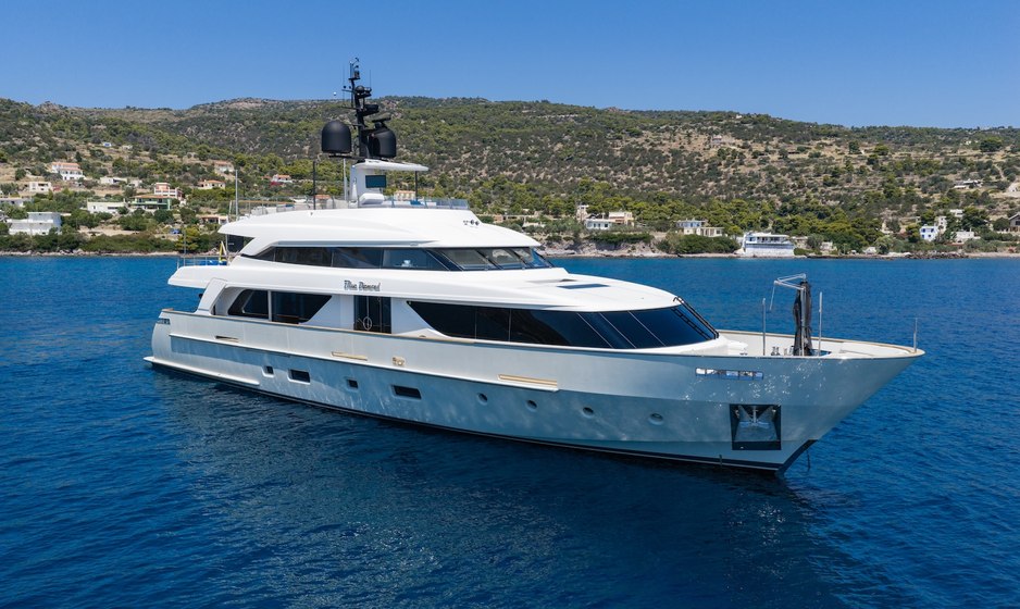 Superyacht BLUE DIAMOND Joins the Greece Yacht Charter Fleet for Summer 2026